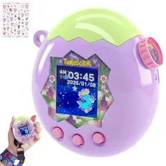 【新登場】 Tamagotchi Paradise ケース カバー 通信に対応 たまごっちパラダイス 保護ケース 可愛いストラップ/ステッカー/専用PET保護フィルム3枚付き ツートンカラー PC素材 CASE 専用PETフィルム 実機検証済 a4ea6762