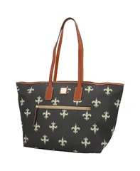 ドーネイアンドバーク レディース バッグ Dooney Bourke Womens New Orleansaintsporty Monogram Large Zip Tote Bag Multi マルのサムネイル