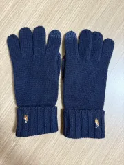 ポロ ラルフローレン ネイビー ニット 手袋