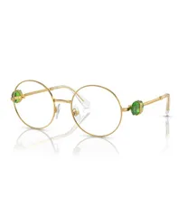 スワロフスキー レディース アクセサリー サングラス・アイウェア Swarovski Womens EyeglassesK1001 Gold ゴールド