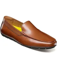 フローシャイム メンズ シューズ スリッポン・ローファー Florsheimens Motor Moc Toe Venetian Driver Loafer Cognac