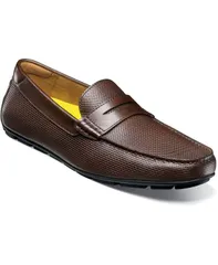 フローシャイム メンズ シューズ スリッポン・ローファー Florsheimens Motor Moc Toe Penny Driving Loafer Brown ブラウン