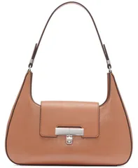 カルバンクライン レディース バッグ ショルダーバッグ Calvin Klein Becky Turnlock Shoulder Bag Caramel