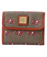 ドーネイアンドバーク レディース アクセサリー 財布 Dooney Bourke Womens Tampa Bay Buccaneers Flap Credit Card Wallet Multi マのサムネイル