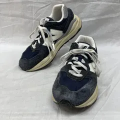 ニューバランス M5740VLB NAVY WHITE レザー 本革 ネイビー ホワイト ランニング 運動靴 カジュアル デイリー スポーツ メンズ 27.0cm ISItems【USED】【古着】【中古】50131575