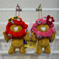 新品日焼けミャクミャクボールチェーンマスコットEXPO2025大阪・関西万博公式グッズキーホルダーぬいぐるみおもちゃ日焼けハイビスカス日焼けサングラス