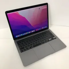 【中古美品！】Apple MacBook Air (M1, 2020)A2337・Apple M1・メモリ16GB・SSD250GB・Monterey（MacOS）　#000663