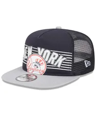 ニューエラ メンズ アクセサリー 帽子 New Era Mens Navy New York Yankees Speed Golfer Trucker Snapback Hat Navy ネイビー
