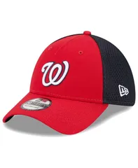 ニューエラ メンズ アクセサリー 帽子 New Era Mens Red Washington Nationals Team Neo 39THIRTY Flex Hat Red レッド