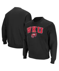 コロシアム メンズ アウター パーカー・スウェット シャツ ロゴ Colosseumens Western Kentucky Hilltoppers Arch Over Logo Pullover Sweatshirt Black ブラック