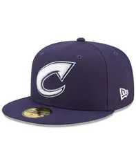 ニューエラ メンズ アクセサリー 帽子 New Era Mens Navy Columbus Clippers Authentic Collection 59FIFTY Fitted Hat Navy ネイビー