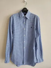 POLO RALPH LAUREN ポロラルフローレン ギンガムチェックシャツ (14 32/33)