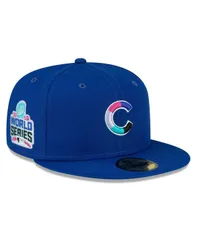 ニューエラ メンズ アクセサリー 帽子 New Era Mens Royal Chicago Cubs 2016 World Series Polar Lights 59FIFTY Fitted Hat Royal