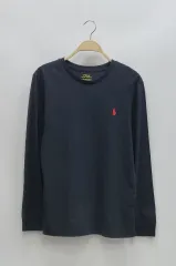 POLO ポロ ラルフローレン レッド ポニー 長袖 Tシャツ / メンズ 170-92A ブラック