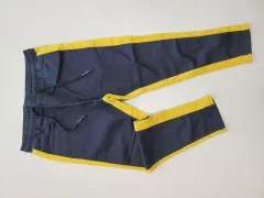 ザラ ZARA メンズ サイドバイカラー ズボン 33 ブラック/イェロー