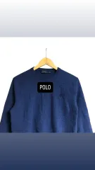 ポロラルフローレン 青 新モデル LINE ニット