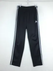 アディダス メンズ 3本線 トレーナー ズボン ブラック (M95)