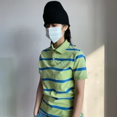 アバクロンビー マッスルフィット ストライプ ポロ シャツ