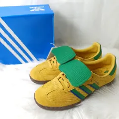 アディダス レディース スニーカー サンバ LT Free LOVE イエロー グリーン