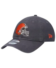 ニューエラ メンズ アクセサリー 帽子 New Era Mens Graphite Cleveland Browns Icon Core Classic 20 9Twenty Adjustable Hat Graphite グラファイト
