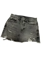 ZARA ダメージ ブラックジーン スカート (未使用)