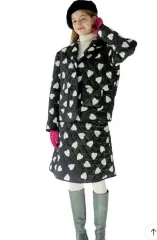 ハート キルティング ジャケット スカート セット L M L M L ツーピースセット バイシーニラドゥナ