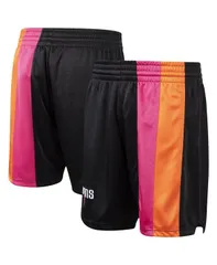 ミッチェルネス メンズ ボトムス ハーフパンツ・ショーツ ショートパンツ Mitchell Ness Mens Black Miami Heat 200506 Hardwood Classics Auのサムネイル