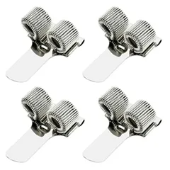 【新着商品】Rimikuru ペンホルダー クリップ付き 4個セット ボールペン フック クリップ クリップ式ペンホルダー 手帳 ノート (縦向き2穴タイプ)