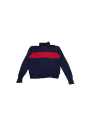 ポロラルフローレン タートルネック ニット ネイビー