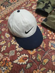 00s NIKE x タイガー WOODZ 初期ロゴ ツートン キャップ