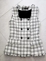 ザラ ツイード ベスト