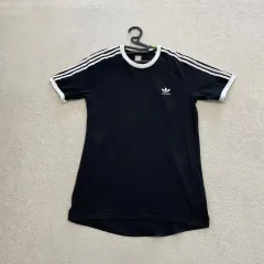 100 adidas スケートボード 黒白 半袖Tシャツ