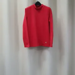 アディダス ゴルフウェア ハイネック 起毛Tシャツ