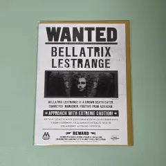 ハリーポッター スタジオ グッズ はがき ベラトリックス (未開封 約傷)