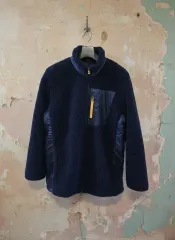 アディダス ボア フリース ジャケット XL ネイビー