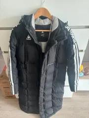 ルコックスポルティフ ダウンジャケット ロング丈 ブラック s