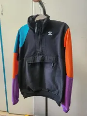 アディダス ハーフジップアップ フリース Sサイズ