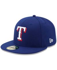 뉴 엘라 남성 액세서리 모자 모자 New Era Texas Rangers Game Authentic Collection OnField 59FIFTY Fitted Cap