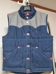 トゥルーレリジョン コーデュロイ ダウン ベスト 105サイズ