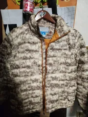 コロンビア チタン ダウン ダウン カモフラ パータン ダックダウン ジャケット IN チェーン ヴィンテージ