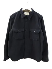 フルカウント FULLCOUNT Wool C.P.O Shirt Jacket 4922 ウール CPOシャツジャケット 42 ネイビー 長袖 ボタンシャツ トップスのサムネイル