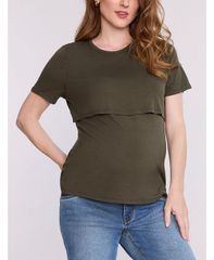 マザーフッドマタニティー レディース トップス シャツ Motherhood Maternity Motherhood Tops Deep depths