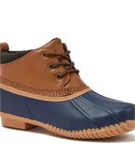 ランズエンド レディース シューズ ブーツ・レインブーツ アンクル Lands End Womens Waterproof Ankle Duck Boots Hazelnutのサムネイル