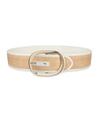 カルバンクライン レディース アクセサリー ベルト Calvin Klein Womens TwoinOne Reversible Oversized Statement Buckle Belt Naのサムネイル