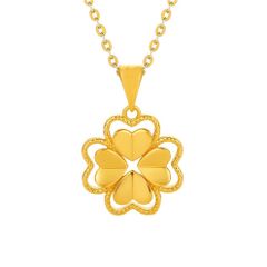 24Kネックレス本物 999金 四つ葉のクローバーネックレス2401 - メルカリ