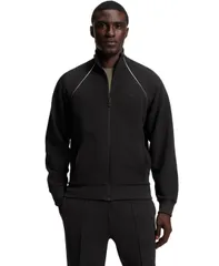 ヒューゴボス メンズ アウター パーカー・スウェット シャツ コントラスト コットン Hugo Boss Mens Contrast Piping CottonBlend Sweatshirt Blaのサムネイル