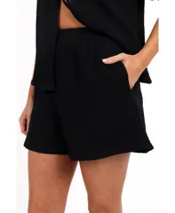 Petal and Pup レディース ボトムス ハーフパンツ・ショーツ ショートパンツ Petal and Pup Womens Bonnie Shorts Black ブラック