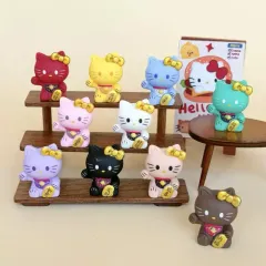 ハローキティ レトロ 猫 フィギュア セット