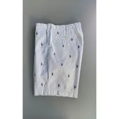 36 ポロラルフローレン 刺繍 ロゴ コットン ショート パンツ ハーフパンツ
