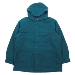 Eddie Bauer 90年代 マウンテンパーカー XL グリーン ナイロン ブランケットライナー フード着脱式 ドローコード